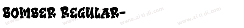 Bomber Regular字体转换